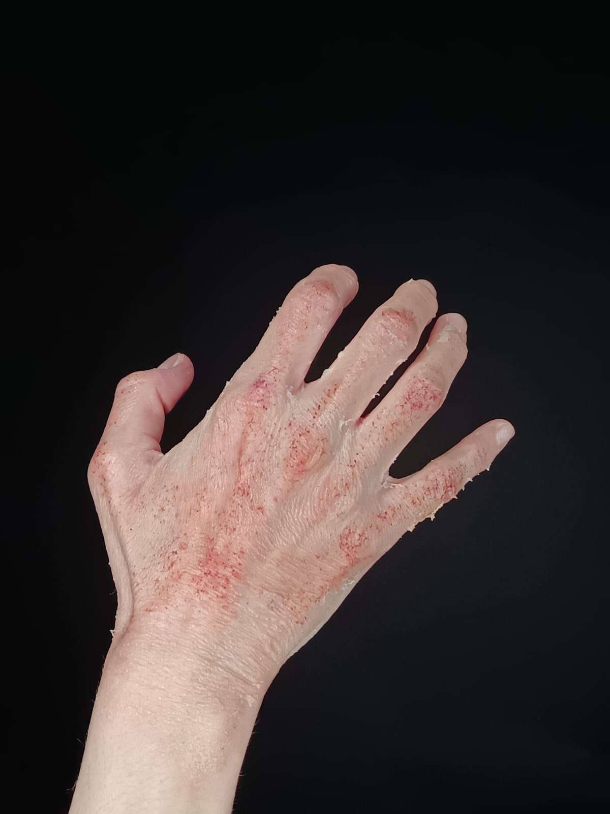Trucco SFX - Tecnica Invecchiamento Tiraggio Pelle